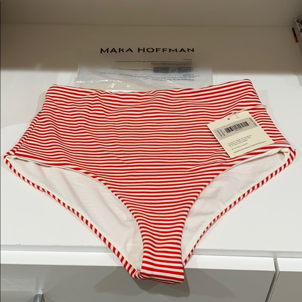 MARA HOFFMAN SWIM high waisted bottoms. Large - Picture 2 of 4